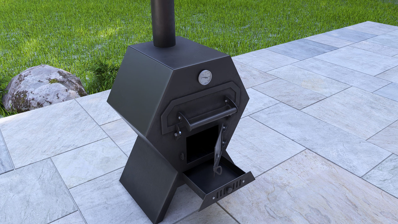 Pizza Oven. DXF, SVG files for laser, plasma cutting. Фото 10