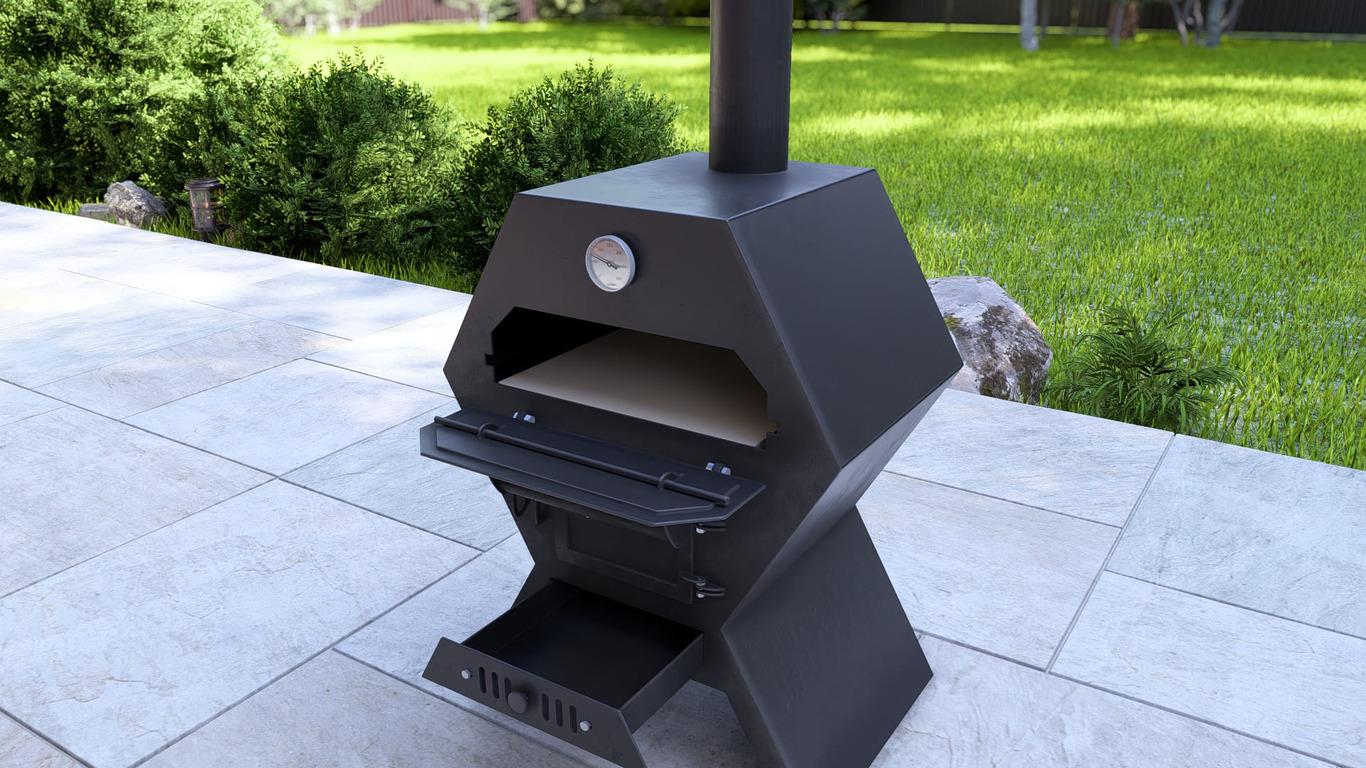Pizza Oven. DXF, SVG files for laser, plasma cutting. Фото 9