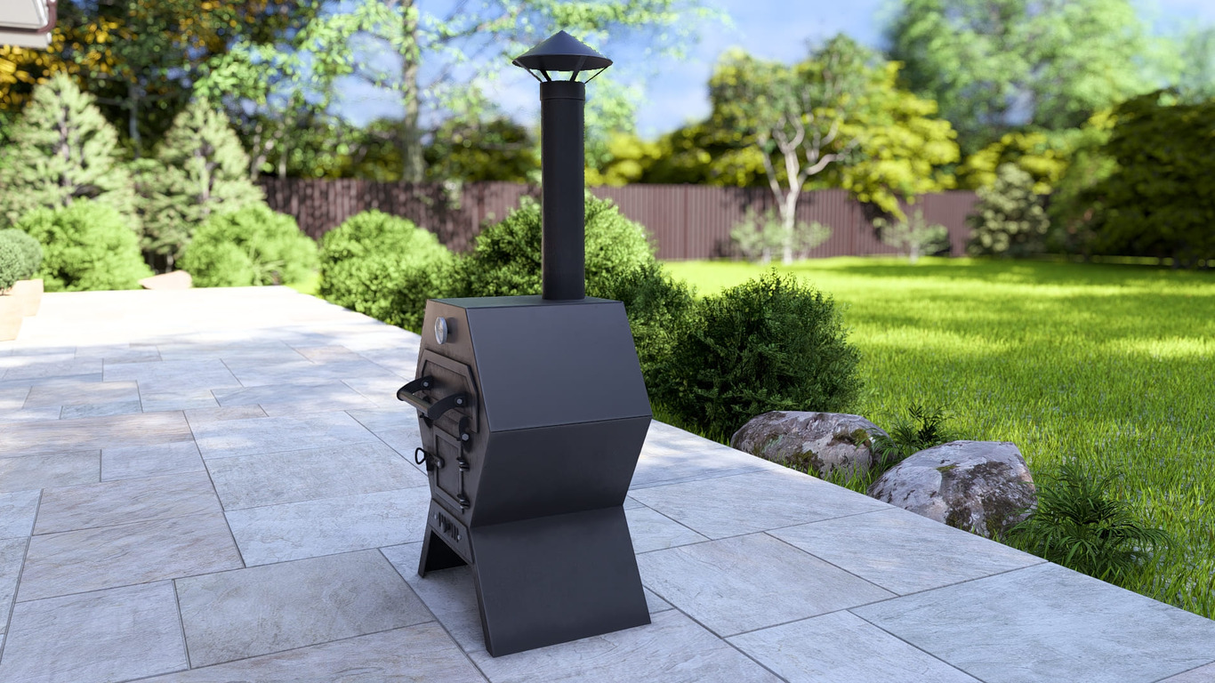 Pizza Oven. DXF, SVG files for laser, plasma cutting. Фото 11