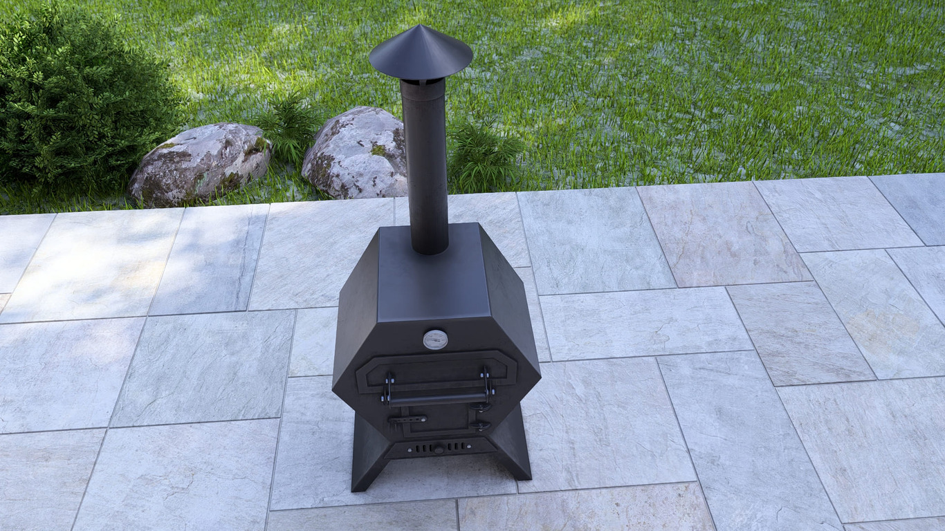 Pizza Oven. DXF, SVG files for laser, plasma cutting. Фото 14