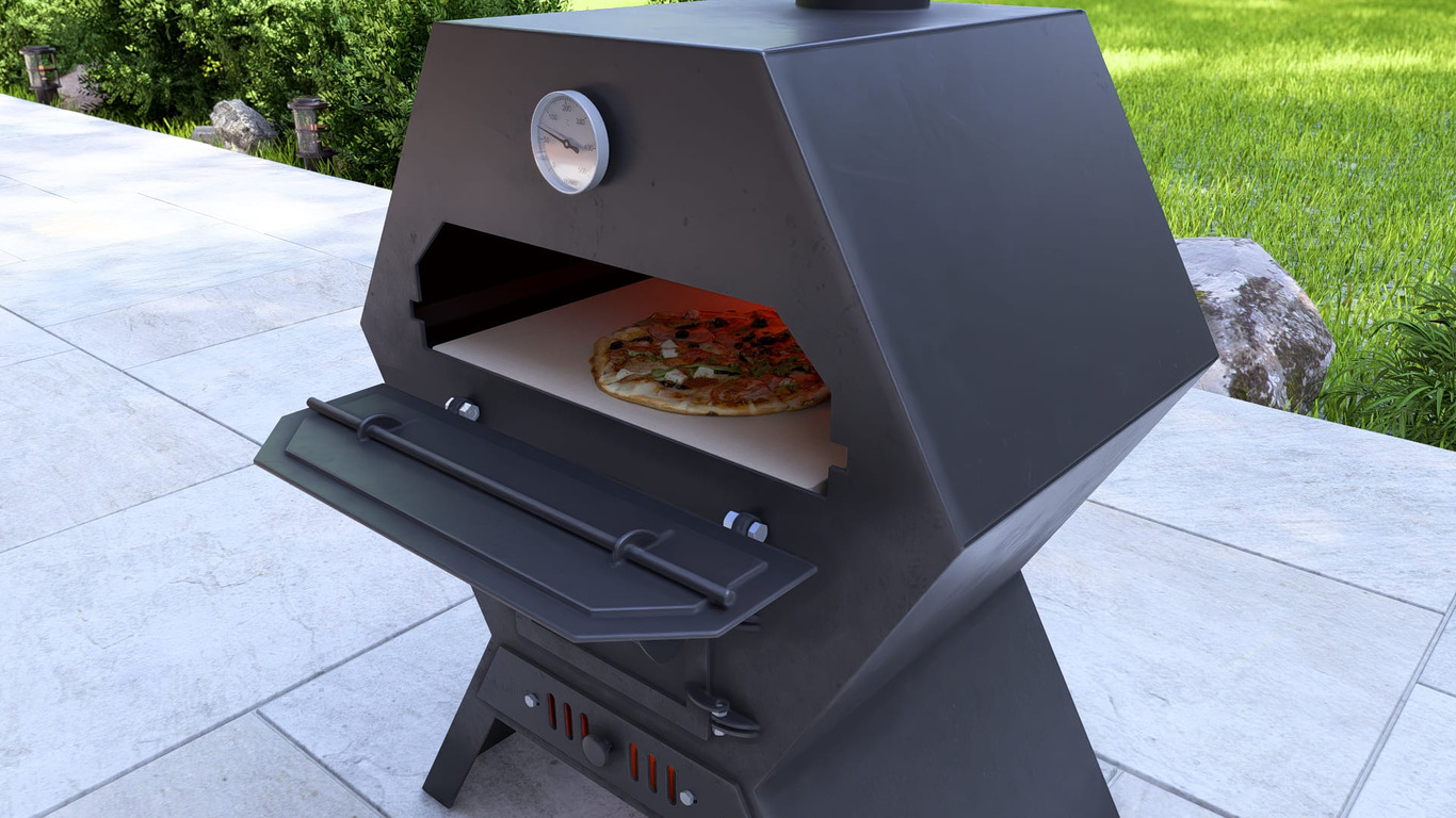 Pizza Oven. DXF, SVG files for laser, plasma cutting. Фото 5