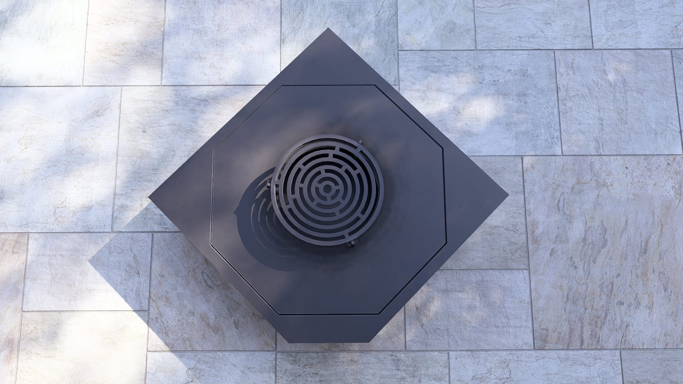 Shield Fire Pit Grill. DXF, SVG files for plasma, laser cutting. Outdoor Barbecue. Фото 17