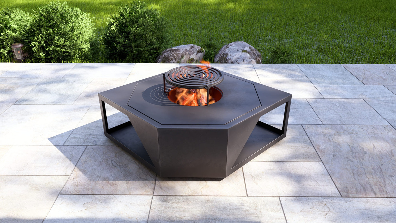 Eye Fire Pit Grill. DXF, SVG files for plasma, laser cutting. Outdoor Barbecue. Фото 4