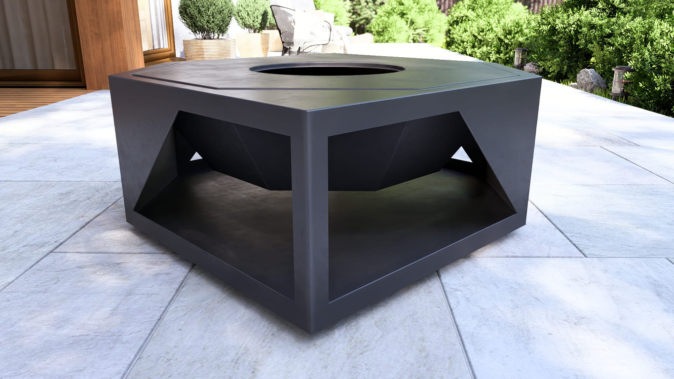 Eye Fire Pit Grill. DXF, SVG files for plasma, laser cutting. Outdoor Barbecue. Фото 15