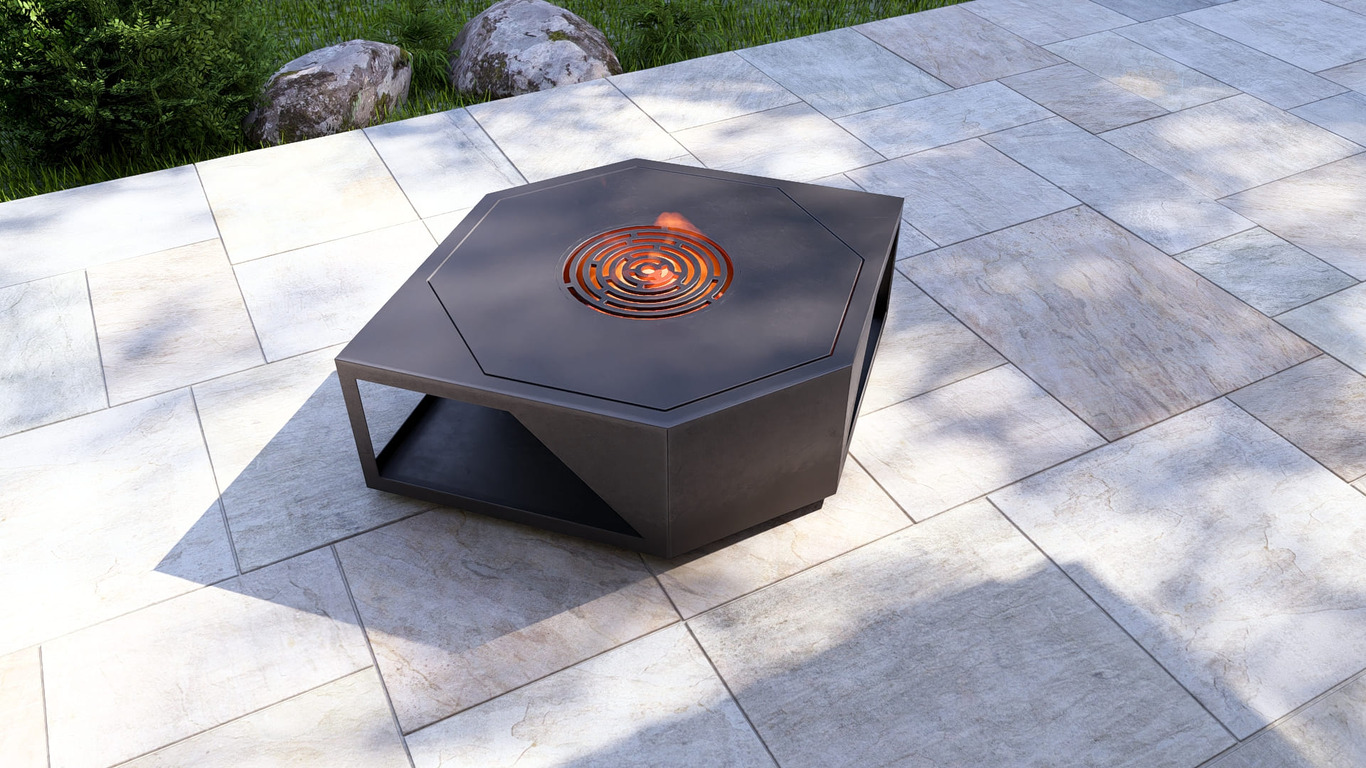 Eye Fire Pit Grill. DXF, SVG files for plasma, laser cutting. Outdoor Barbecue. Фото 5