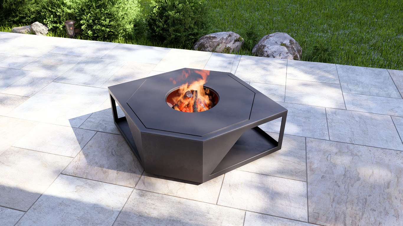 Eye Fire Pit Grill. DXF, SVG files for plasma, laser cutting. Outdoor Barbecue. Фото 6