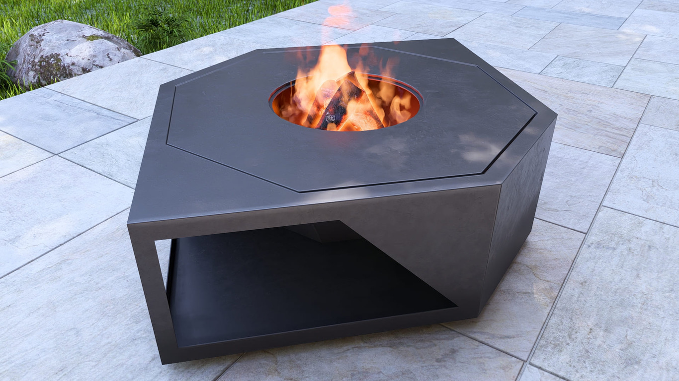 Eye Fire Pit Grill. DXF, SVG files for plasma, laser cutting. Outdoor Barbecue. Фото 8