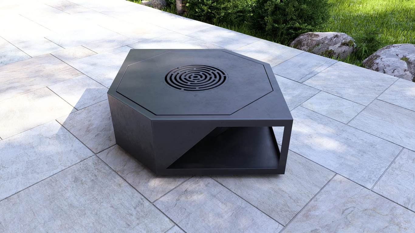 Eye Fire Pit Grill. DXF, SVG files for plasma, laser cutting. Outdoor Barbecue. Фото 12