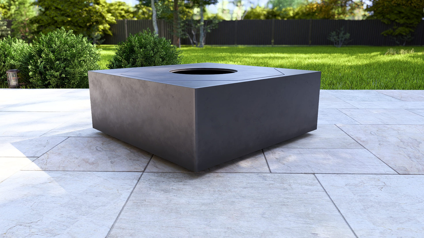 Square Ingot Fire Pit Grill. DXF, SVG files for plasma, laser cutting. Outdoor Barbecue. Фото 10