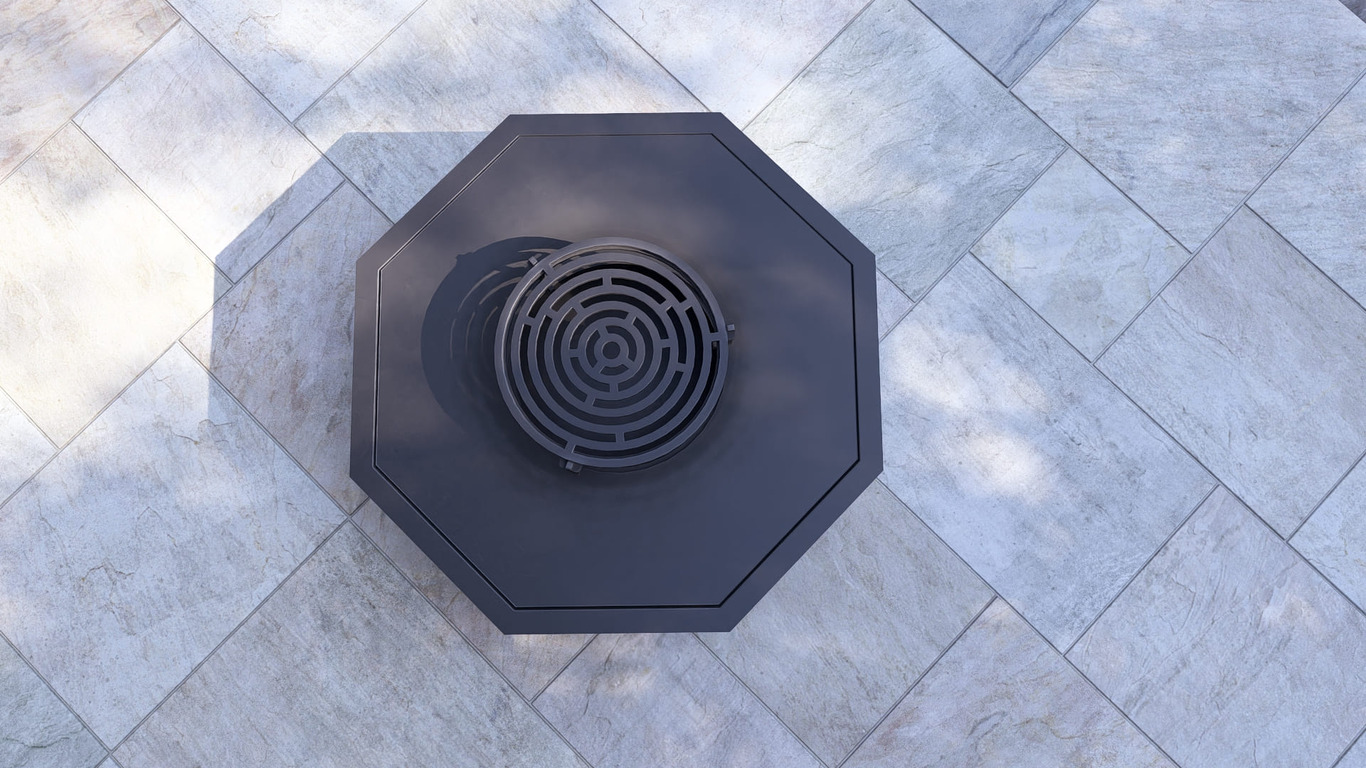 Hexagonal Ingot Fire Pit Grill. DXF, SVG files for plasma, laser cutting. Outdoor Barbecue. Фото 20