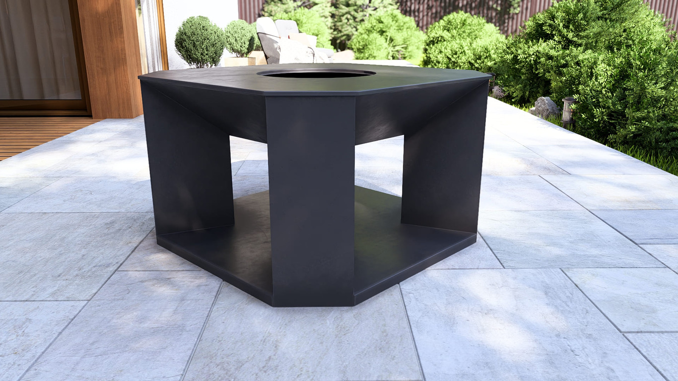 29.5-Inch Stonehenge Fire Pit Grill. DXF, SVG files for plasma, laser cutting. Outdoor Barbecue. Фото 15
