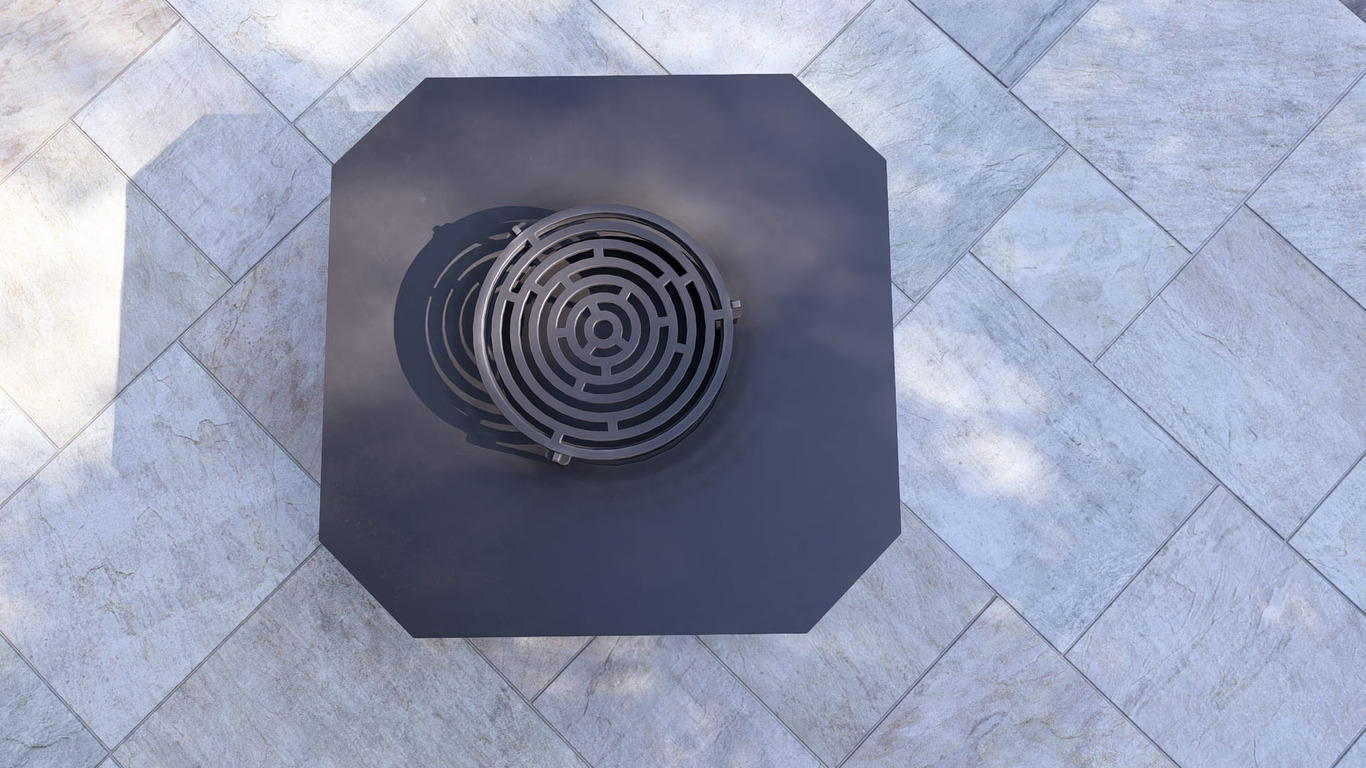 29.5-Inch Stonehenge Fire Pit Grill. DXF, SVG files for plasma, laser cutting. Outdoor Barbecue. Фото 19