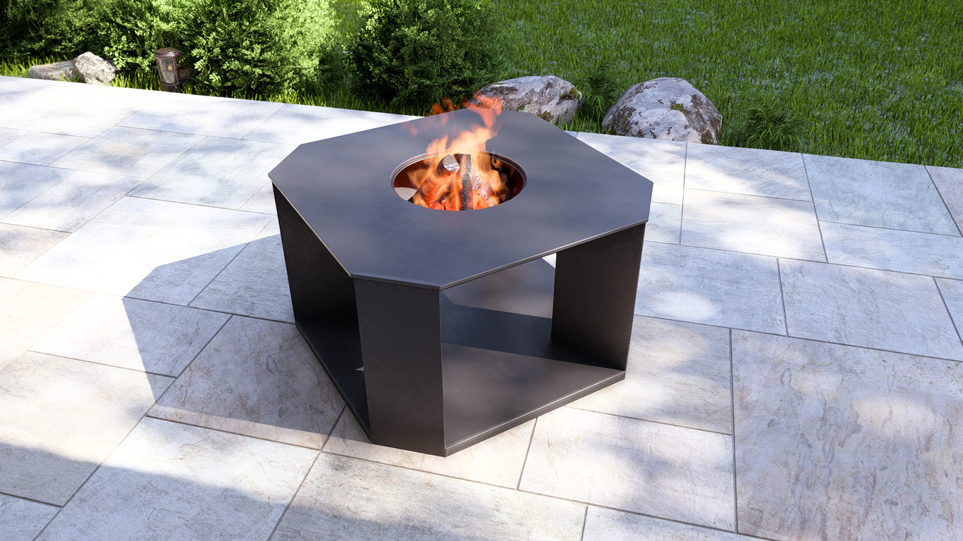 29.5-Inch Stonehenge Fire Pit Grill. DXF, SVG files for plasma, laser cutting. Outdoor Barbecue. Фото 6