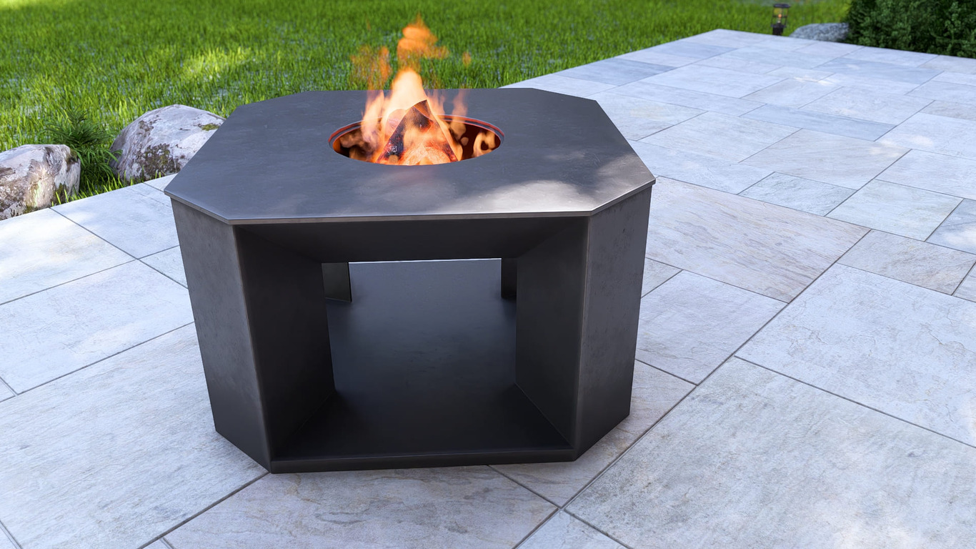 29.5-Inch Stonehenge Fire Pit Grill. DXF, SVG files for plasma, laser cutting. Outdoor Barbecue. Фото 9
