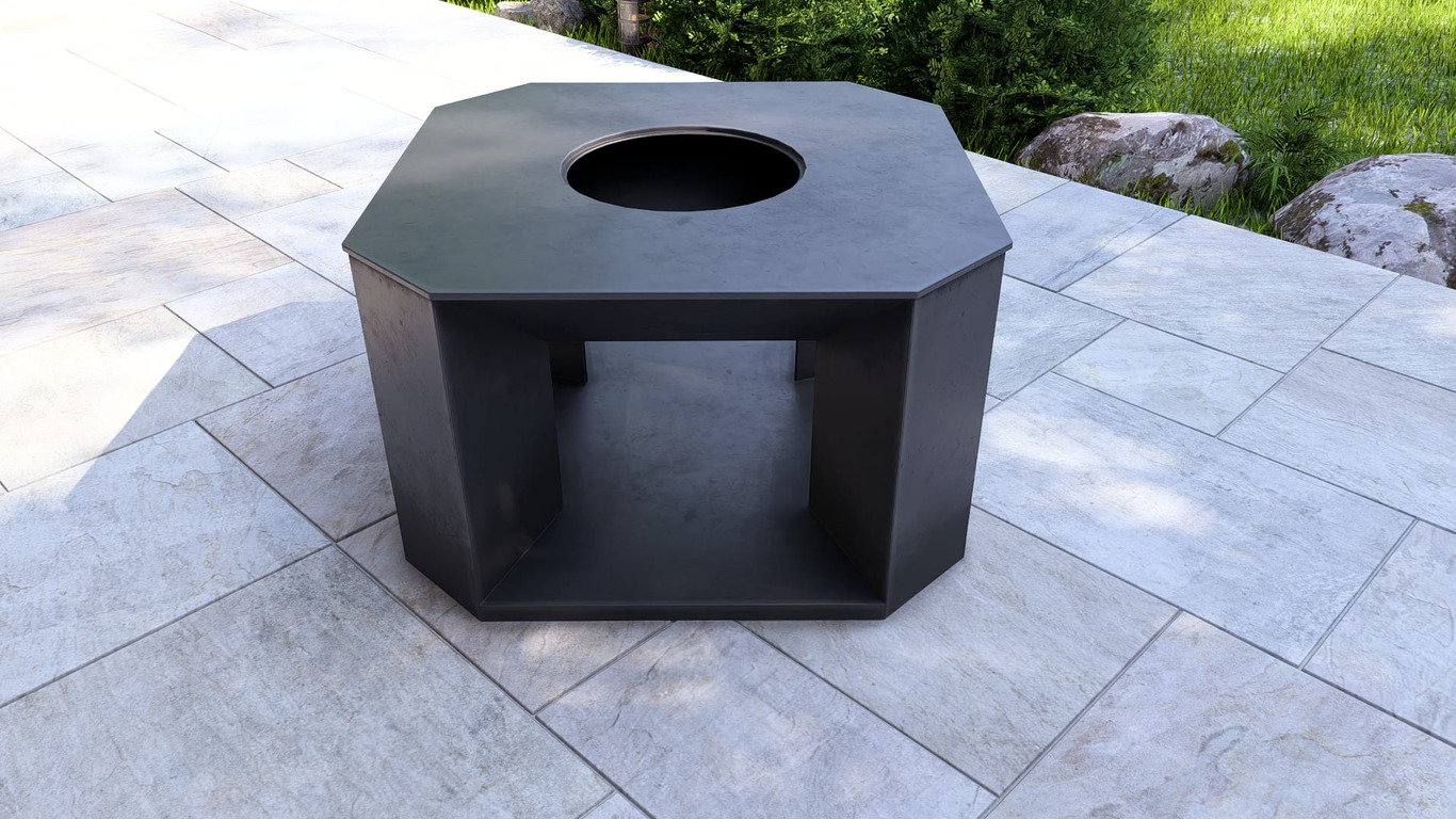 29.5-Inch Stonehenge Fire Pit Grill. DXF, SVG files for plasma, laser cutting. Outdoor Barbecue. Фото 13