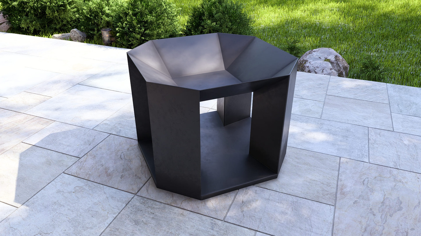 35.5-Inch Stonehenge Fire Pit Grill. DXF, SVG files for plasma, laser cutting. Outdoor Barbecue. Фото 11