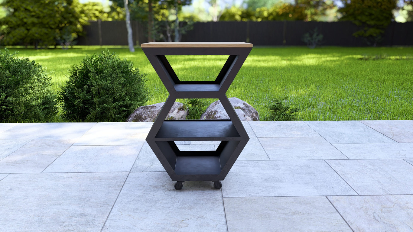 Table Module V2. DXF, SVG files for laser, plasma cutting. Backyard & Modular Kitchen. Фото 3