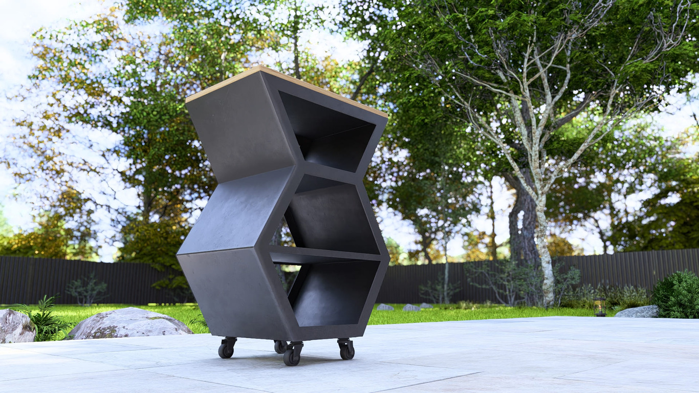 Table Module V2. DXF, SVG files for laser, plasma cutting. Backyard & Modular Kitchen. Фото 6