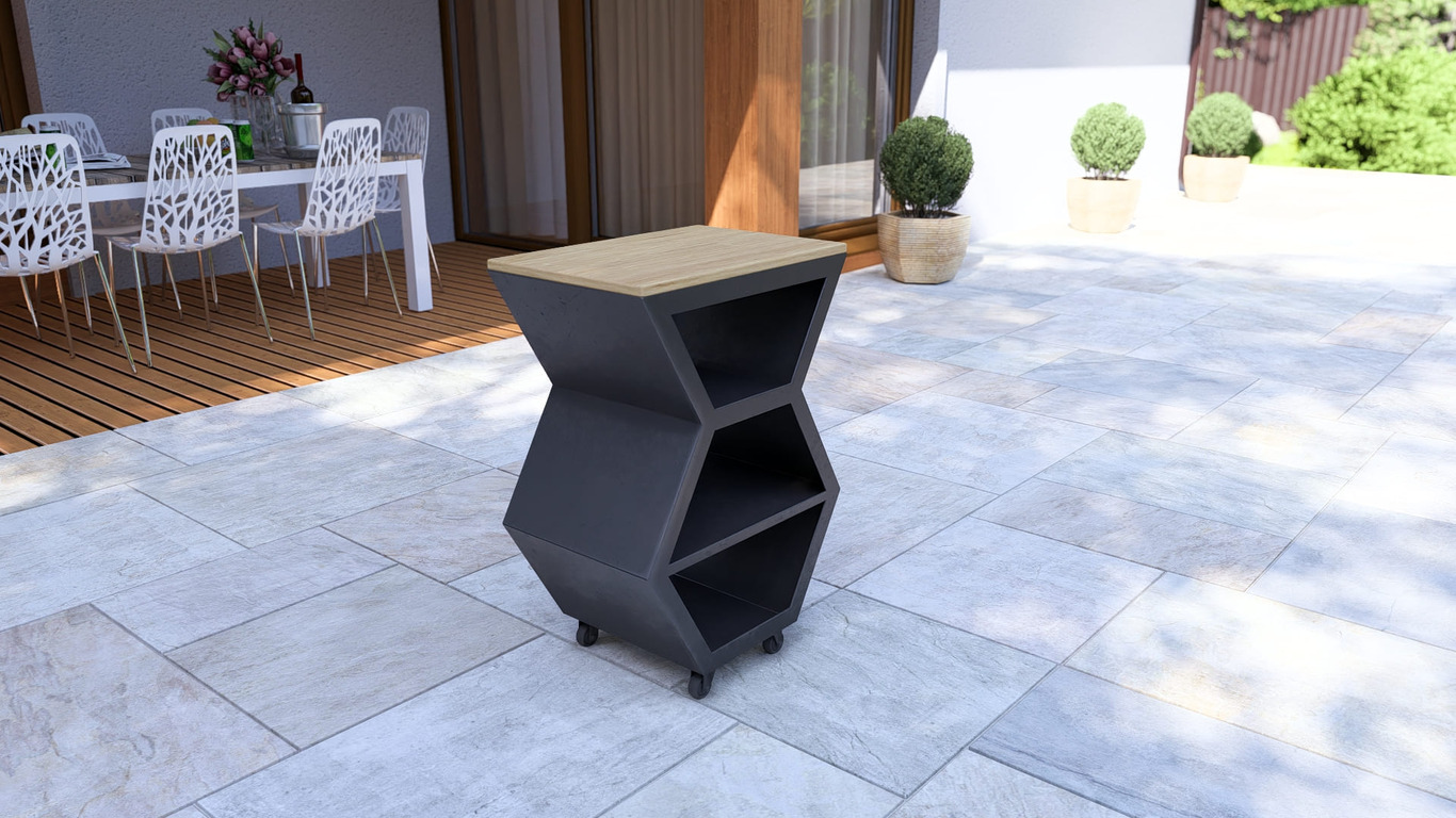 Table Module V2. DXF, SVG files for laser, plasma cutting. Backyard & Modular Kitchen. Фото 10