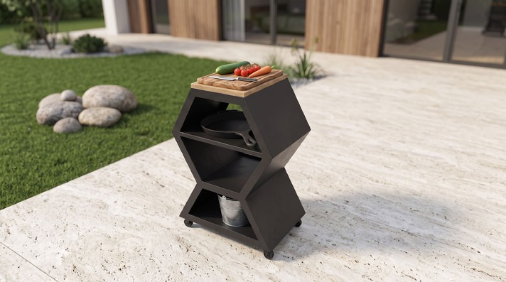 Table Module. DXF, SVG files for laser, plasma cutting. Backyard & Modular Kitchen