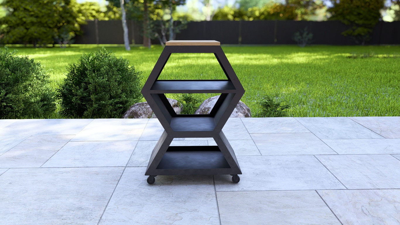 Table Module. DXF, SVG files for laser, plasma cutting. Backyard & Modular Kitchen. Фото 3