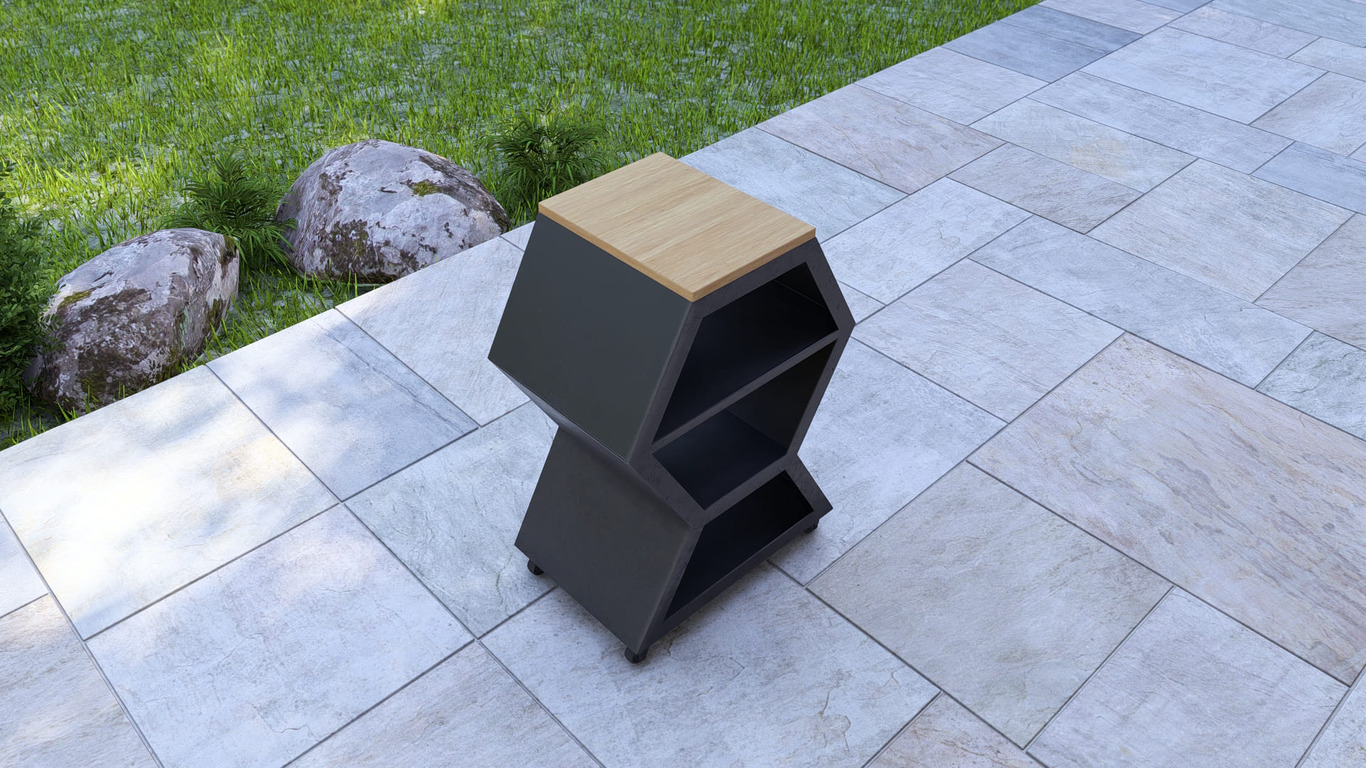 Table Module. DXF, SVG files for laser, plasma cutting. Backyard & Modular Kitchen. Фото 8