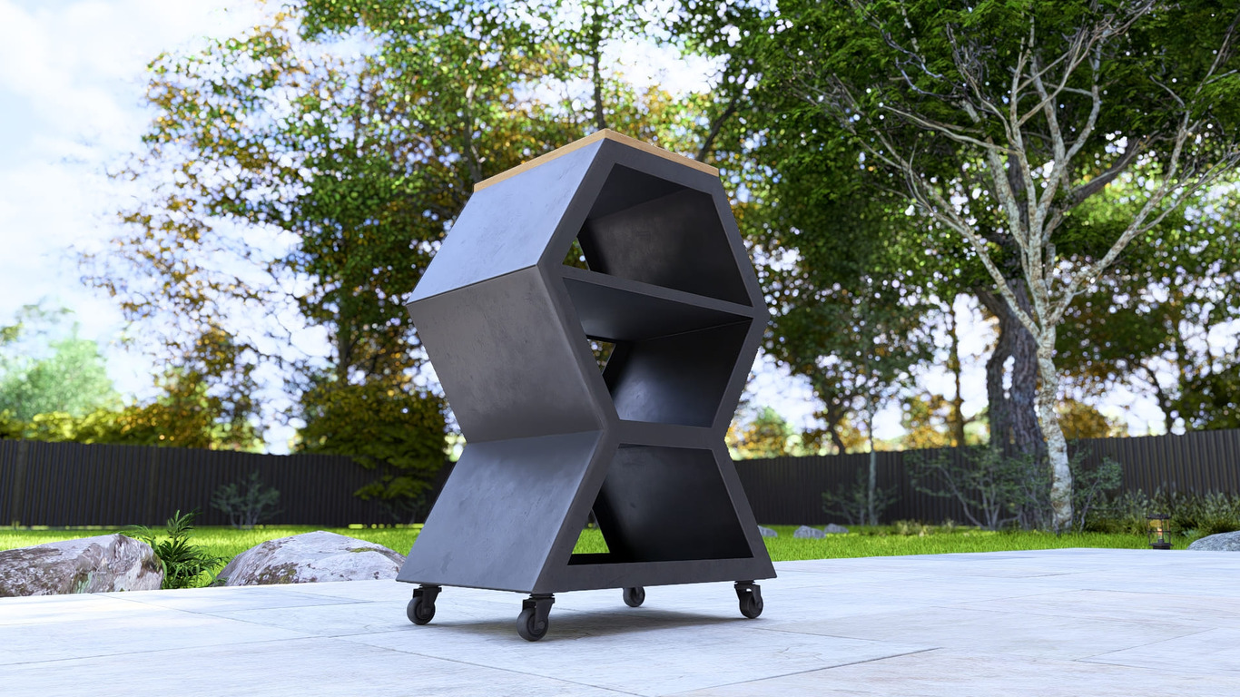 Table Module. DXF, SVG files for laser, plasma cutting. Backyard & Modular Kitchen. Фото 6