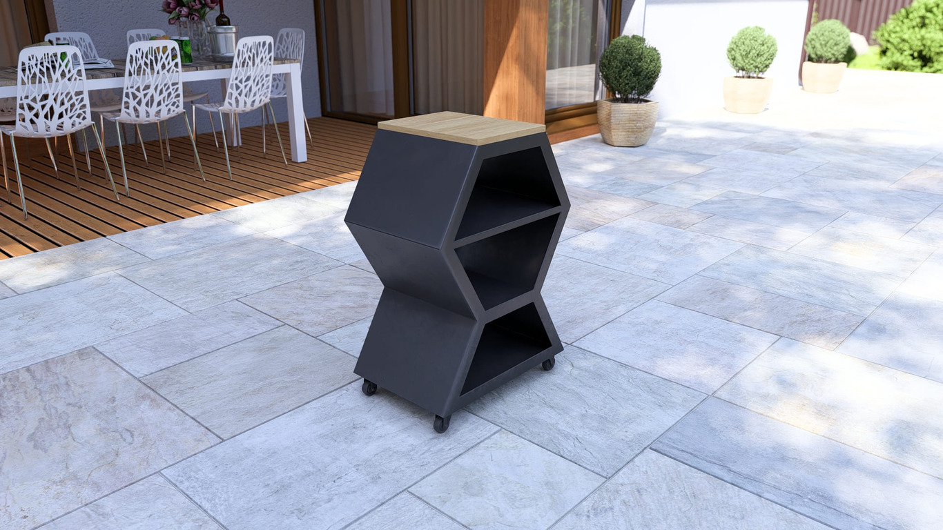 Table Module. DXF, SVG files for laser, plasma cutting. Backyard & Modular Kitchen. Фото 9