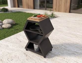 Table Module. DXF, SVG files for laser, plasma cutting. Backyard & Modular Kitchen