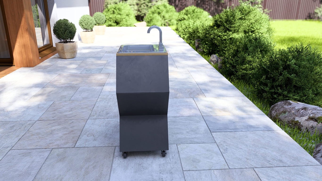 15-inch Sink Module V2. DXF, SVG files for laser, plasma cutting. Patio & Modular Kitchen. Фото 8