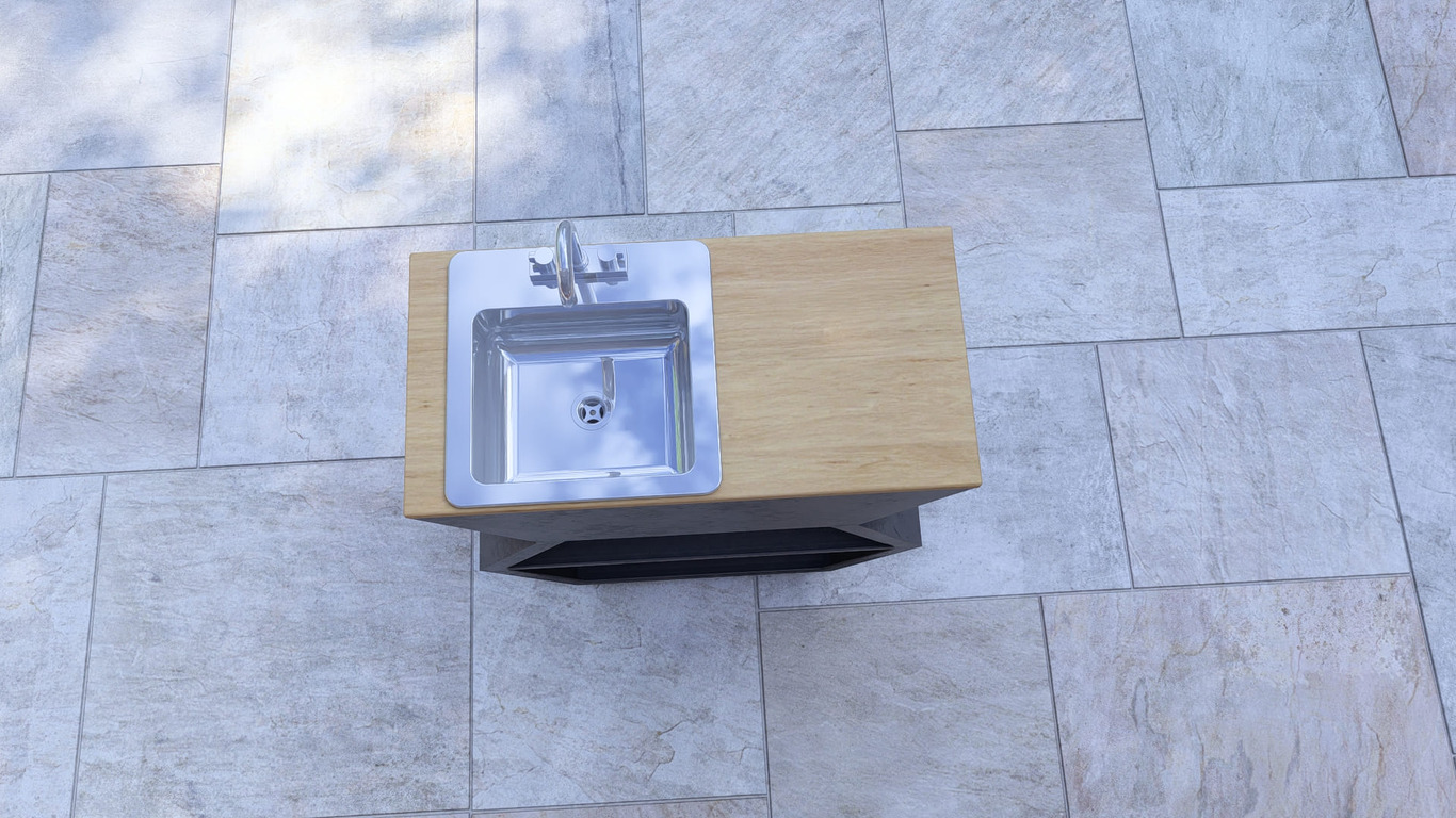 15-inch Sink Module. DXF, SVG files for laser, plasma cutting. Patio & Modular Kitchen. Фото 11