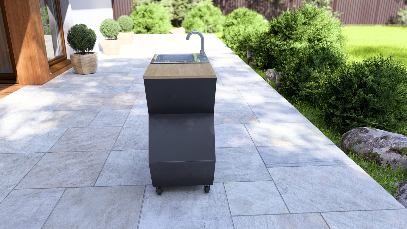 15-inch Sink Module. DXF, SVG files for laser, plasma cutting. Patio & Modular Kitchen. Фото 8