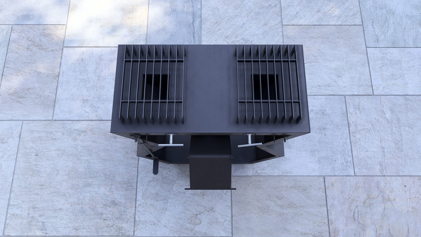 Rocket Stove Module V2. DXF, SVG files for laser, plasma cutting. Outdoor & Modular Kitchen. Фото 16