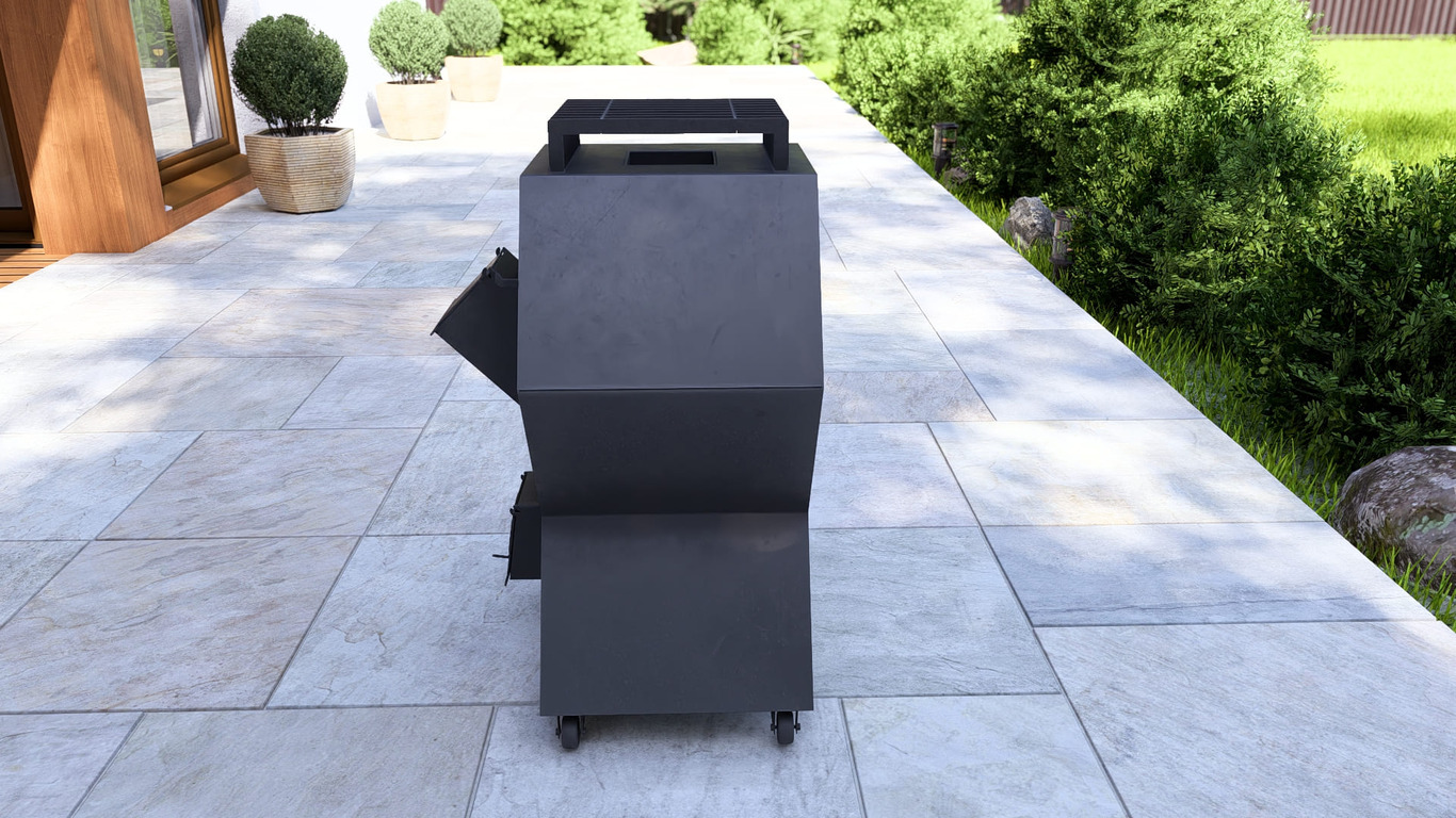 Rocket Stove Module. DXF, SVG files for laser, plasma cutting. Outdoor & Modular Kitchen. Фото 14