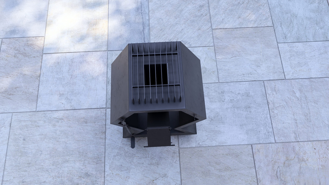 Rocket Stove Module. DXF, SVG files for laser, plasma cutting. Outdoor & Modular Kitchen. Фото 16