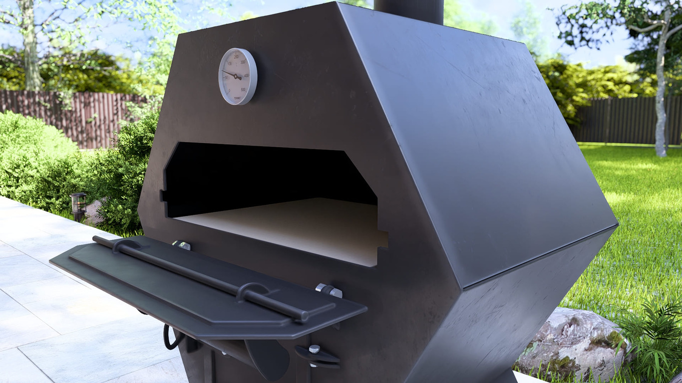 Pizza Oven Module. DXF, SVG files for laser, plasma cutting. Outdoor & Modular Kitchen. Фото 8