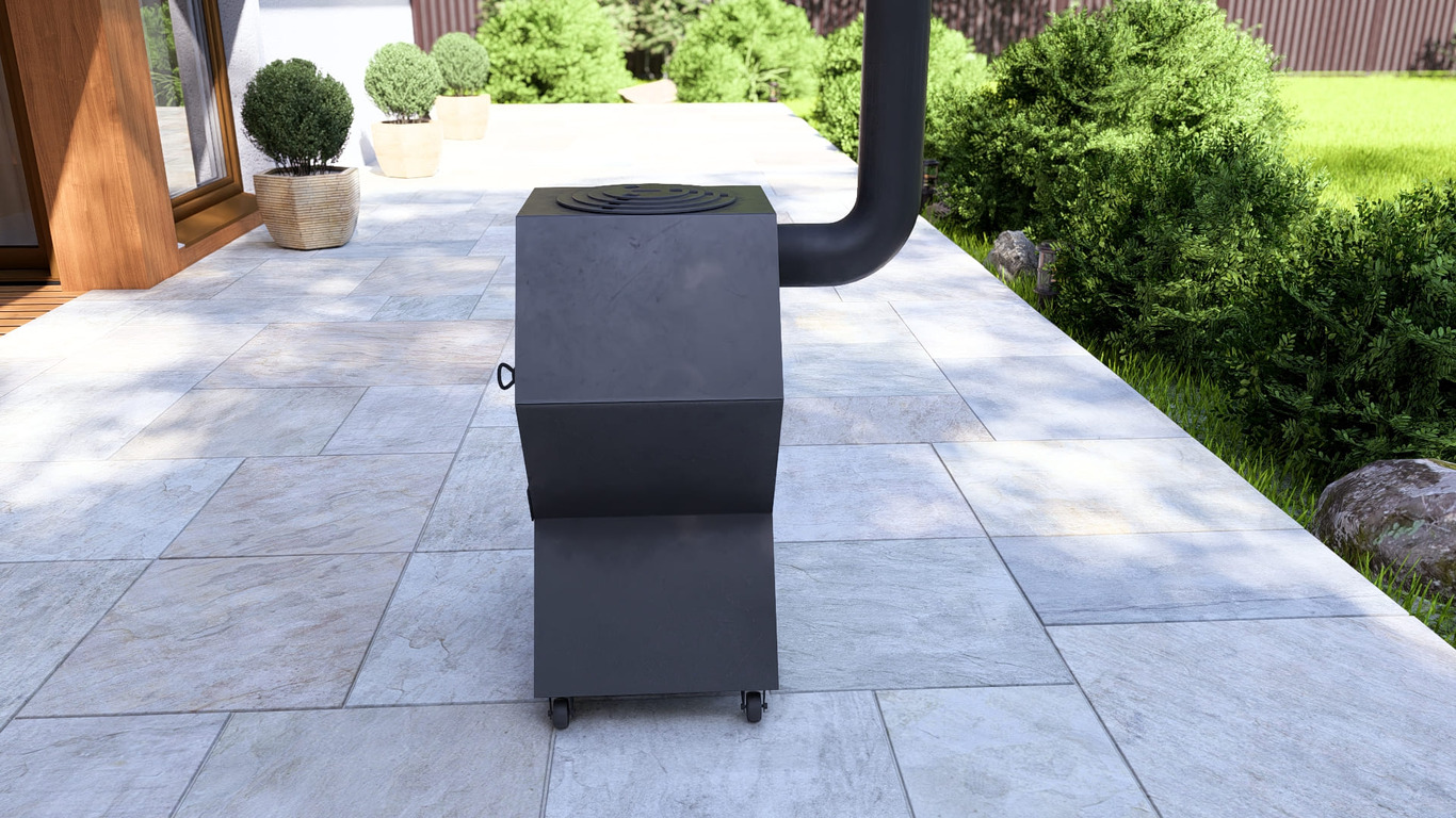Cauldron Stove Module. DXF, SVG files for laser, plasma cutting. Outdoor & Modular Kitchen. Фото 10