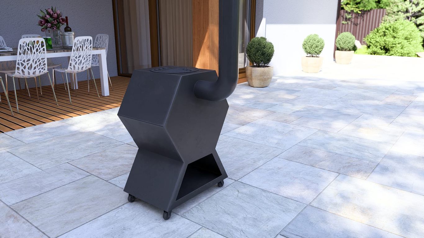 Cauldron Stove Module. DXF, SVG files for laser, plasma cutting. Outdoor & Modular Kitchen. Фото 11