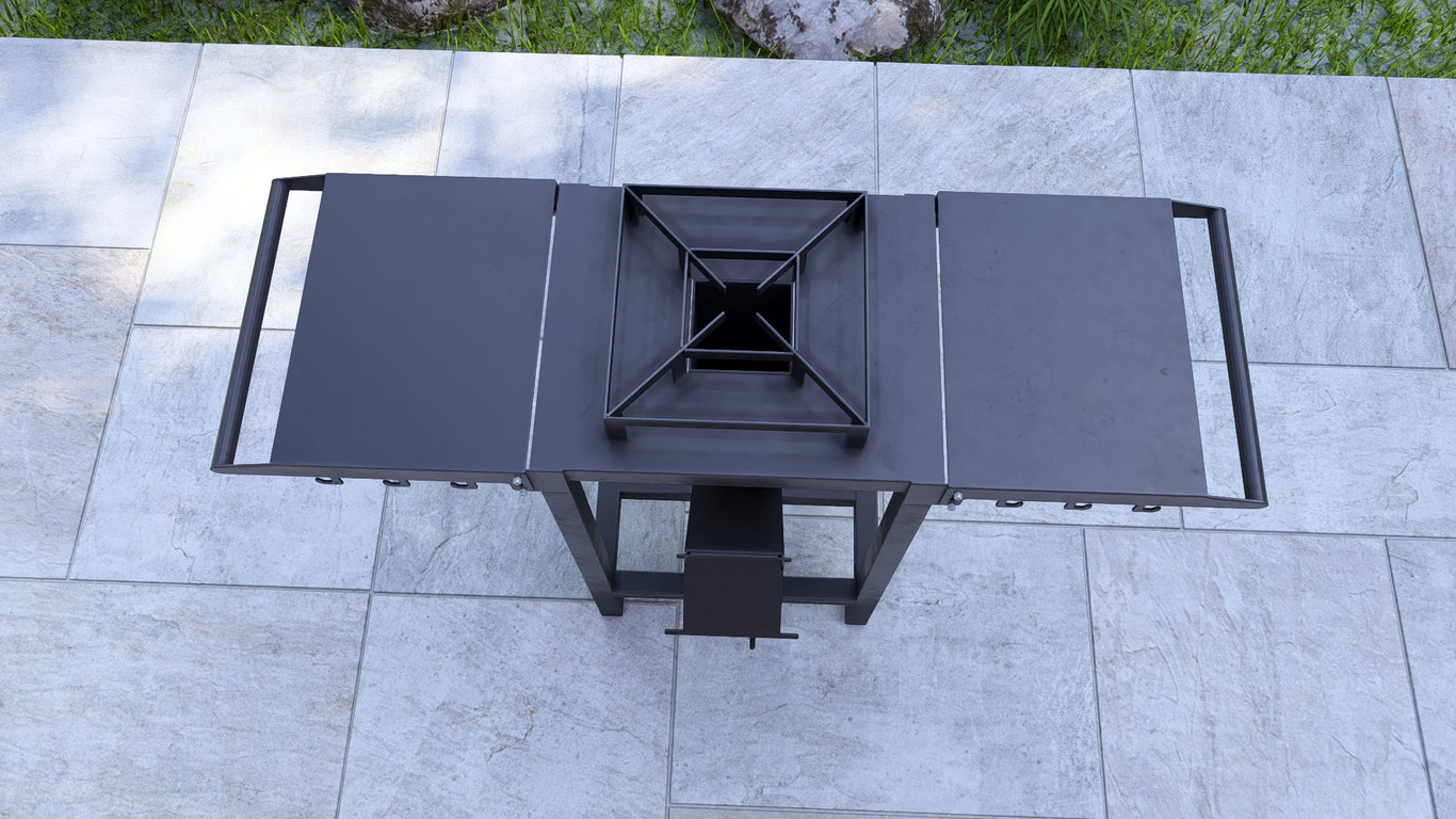 Single Rocket Stove. DXF, SVG files for laser, plasma cutting. Фото 16