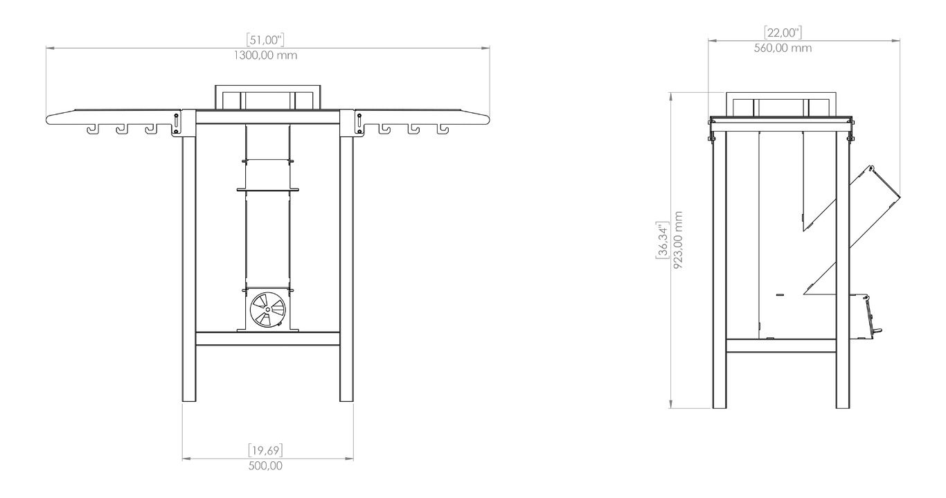 Single Rocket Stove. DXF, SVG files for laser, plasma cutting. Фото 17