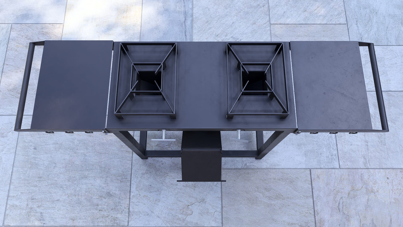 Double Rocket Stove. DXF, SVG files for laser, plasma cutting. Фото 17