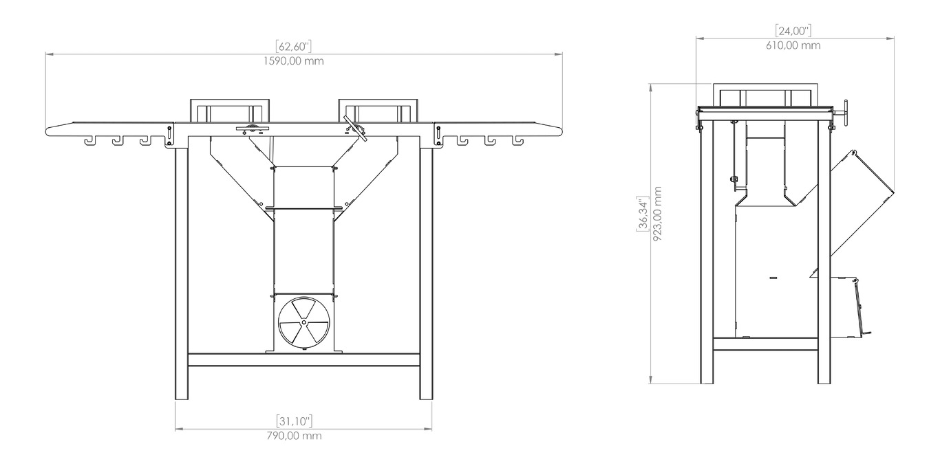 Double Rocket Stove. DXF, SVG files for laser, plasma cutting. Фото 18