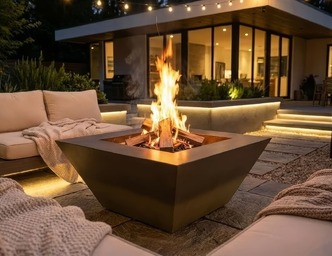 Four-Sided Fire Pit. DXF, SVG files for laser, plasma cutting