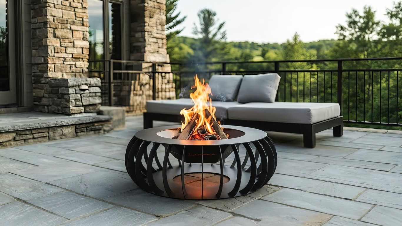 Round Fire Pit. DXF, SVG files for laser, plasma cutting. Фото 2