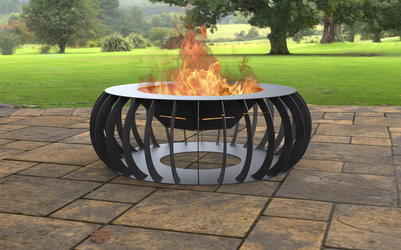 Round Fire Pit. DXF, SVG files for laser, plasma cutting. Фото 4