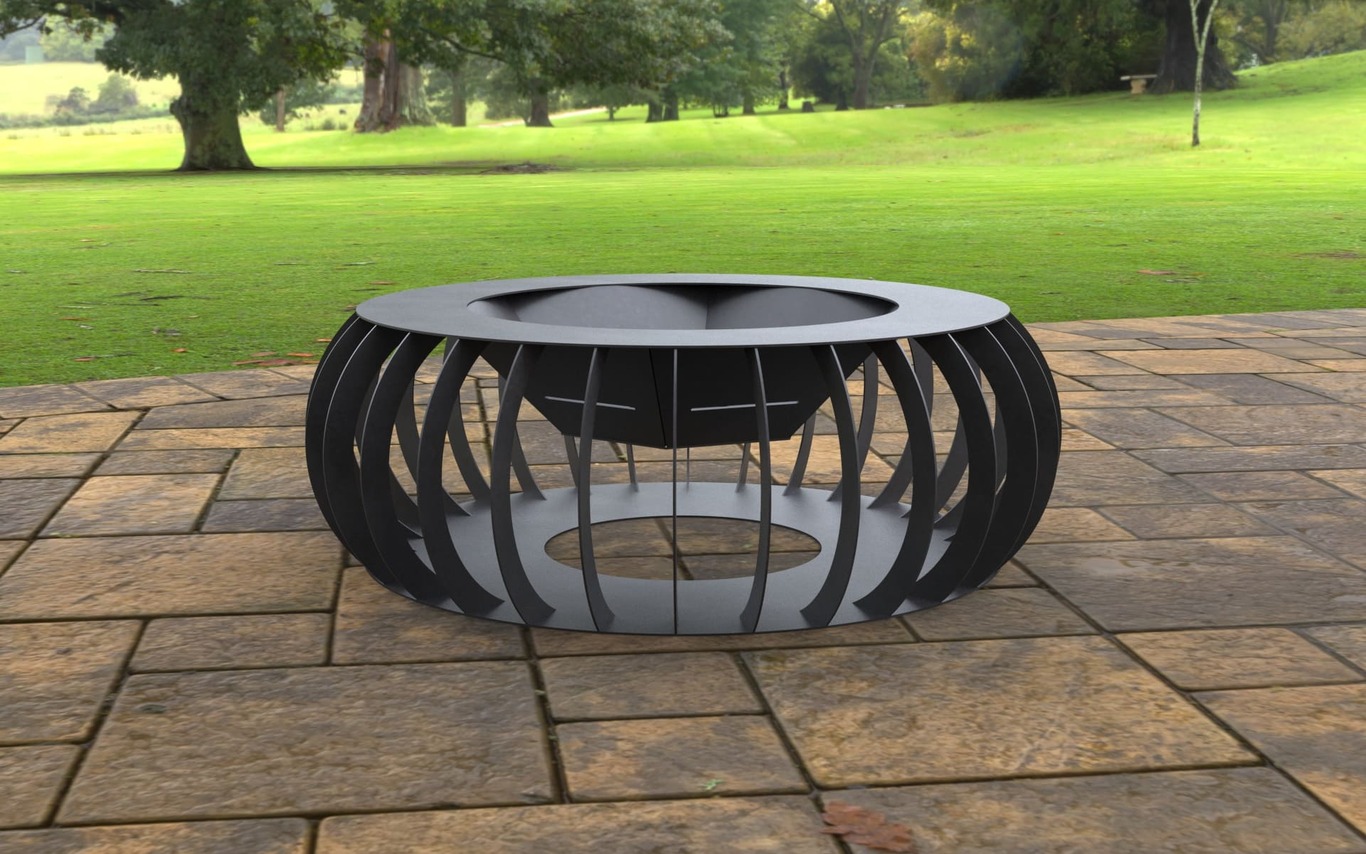 Round Fire Pit. DXF, SVG files for laser, plasma cutting. Фото 8
