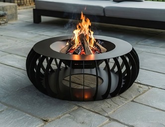 Round Fire Pit. DXF, SVG files for laser, plasma cutting