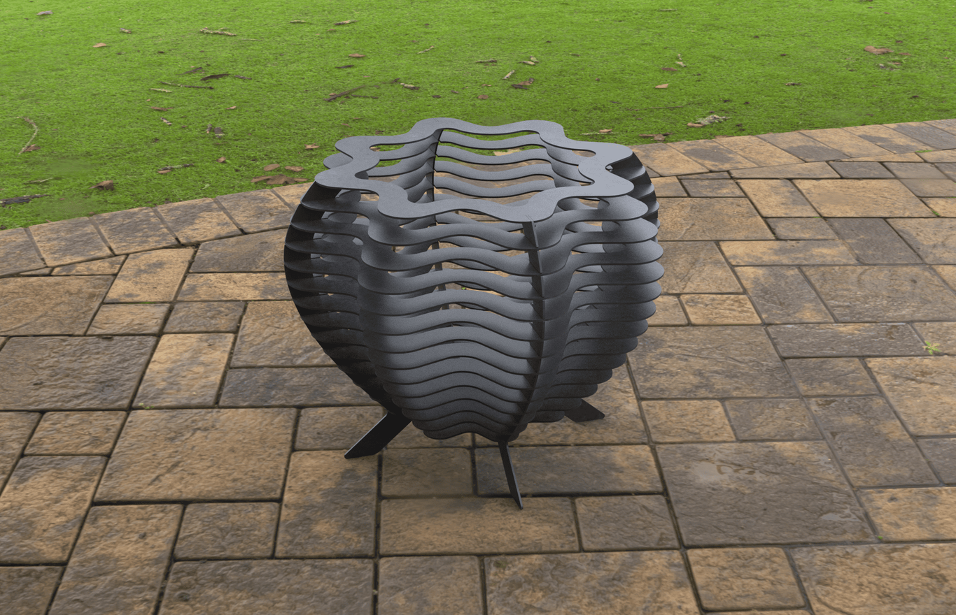 Segmental Octahedral Fire Pit. DXF, SVG files for laser, plasma cutting. Фото 7