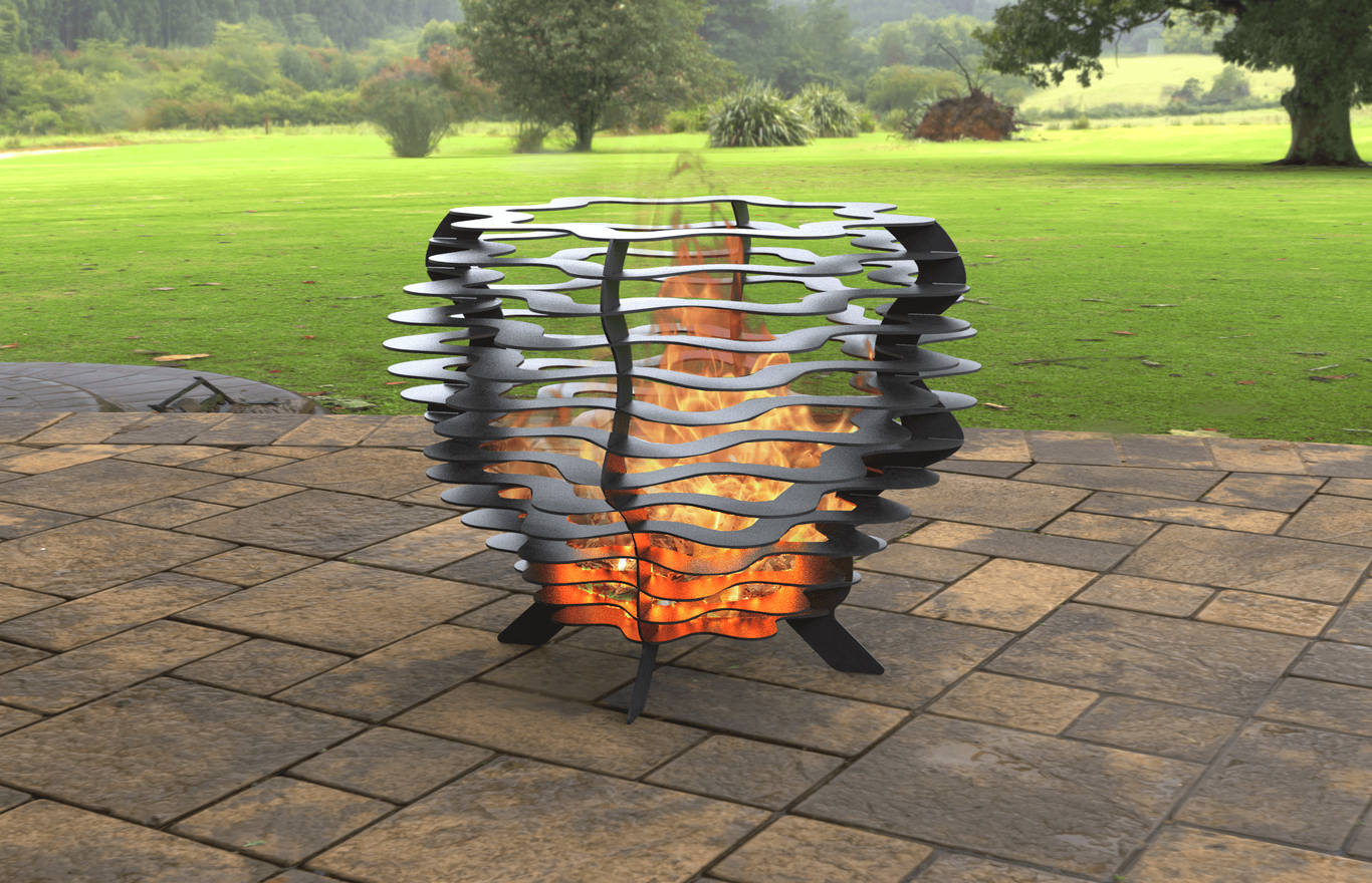 Segmental Twisted Fire Pit. DXF, SVG files for laser, plasma cutting. Фото 5