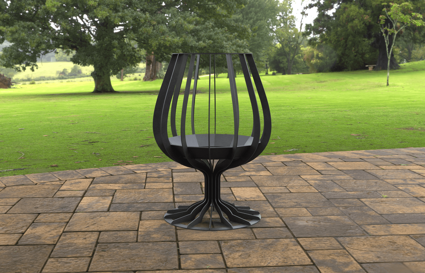 Cognac, Brandy Glass Fire Pit. DXF, SVG files for laser, plasma cutting. Фото 7